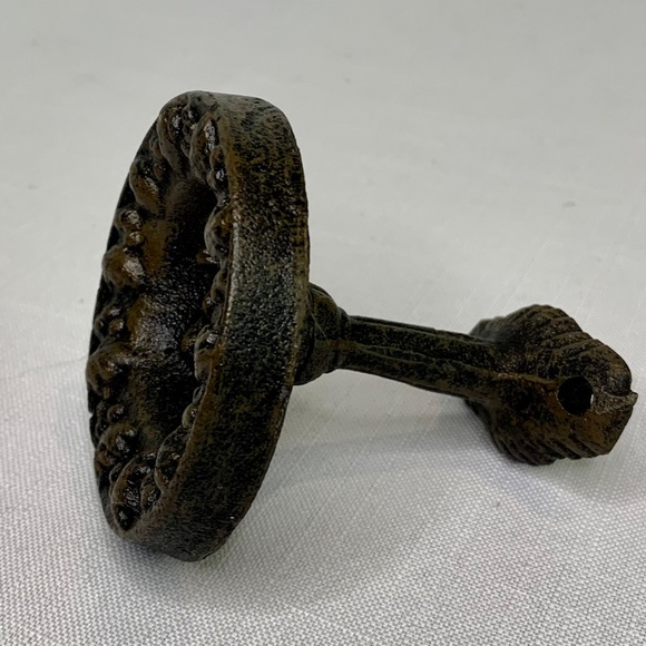 antique‎ cast iron door handle knob - Picture 3 of 10